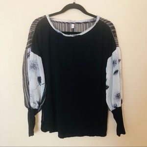 Anthropologie Tiny Raye Printed Top